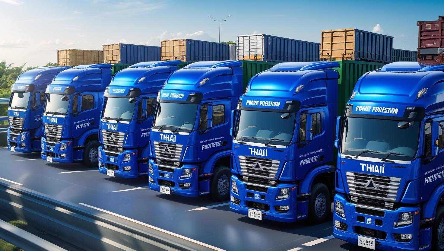 Truck fleet background